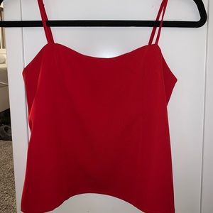 W.A.P.G. red crop top, size small. Never worn before. New condition.